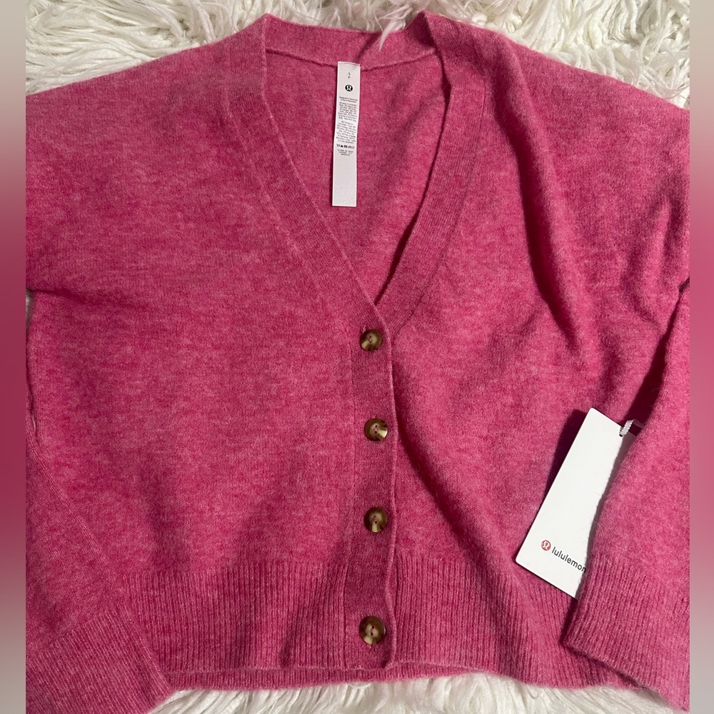 Lululemon Alpaca Wool-Blend Cardigan Sweater